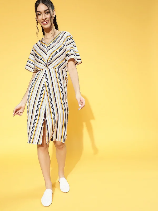 Printed Abstract Women Dress for a Modern and Artistic Appeal Printed Abstract Women Dress for a Modern and Artistic Appeal Berrylush Women Yellow & Off-White Stripe Printed V-Neck Front Slit Pleated A-Line Mini Dress Printed Abstract Women Dress for a Modern and Artistic Appeal Printed Abstract Women Dress for a Modern and Artistic Appeal Berrylush Women Yellow & Off-White Stripe Printed V-Neck Front Slit Pleated A-Line Mini Dress