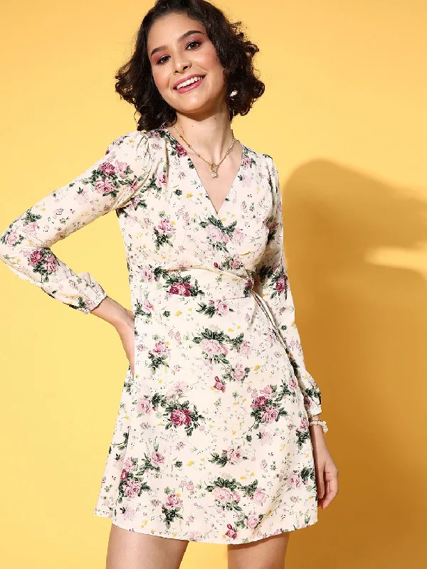 Off - the - Shoulder Women Dress for a Romantic and Feminine Look Off - the - Shoulder Women Dress for a Romantic and Feminine Look Berrylush Women Beige Floral Printed V-Neck Waist Tie-Up Flared Wrap Mini Dress Off - the - Shoulder Women Dress for a Romantic and Feminine Look Off - the - Shoulder Women Dress for a Romantic and Feminine Look Berrylush Women Beige Floral Printed V-Neck Waist Tie-Up Flared Wrap Mini Dress