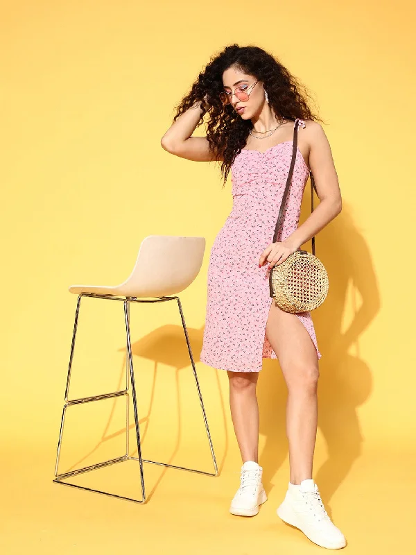 Lace - Embellished Women Dress for an Elegant and Sophisticated Appearance Lace - Embellished Women Dress for an Elegant and Sophisticated Appearance Berrylush Women Pink & White Floral Printed Square Neck Tie-Up Strap Thigh-High Slit Straight Hem Sheath Midi Dress Lace - Embellished Women Dress for an Elegant and Sophisticated Appearance Lace - Embellished Women Dress for an Elegant and Sophisticated Appearance Berrylush Women Pink & White Floral Printed Square Neck Tie-Up Strap Thigh-High Slit Straight Hem Sheath Midi Dress