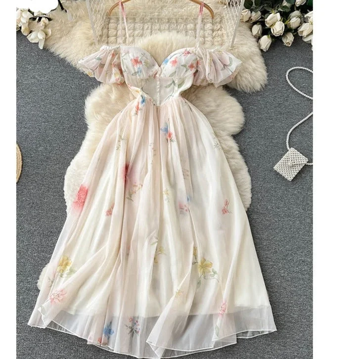 Sheath Women Dress with a Tailored Fit for a Professional Look Sheath Women Dress with a Tailored Fit for a Professional Look Elegant Dress for Women Floral Print Off Shoulder Strapless Short Puff Sleeve Fashion High Waisted Sexy Camis Dresses