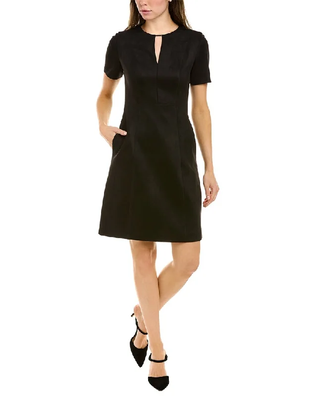 Mini Women Dress with a Short Hem for a Young and Trendy Style Mini Women Dress with a Short Hem for a Young and Trendy Style Elie Tahari Keyhole Neck Dress