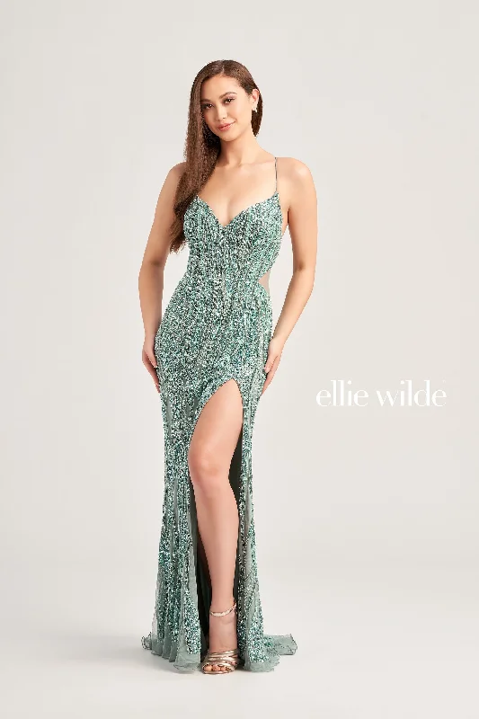 Strapless Women Dress with a Built - in Bra for Comfort and Support Strapless Women Dress with a Built - in Bra for Comfort and Support Ellie Wilde EW35023 Strapless Women Dress with a Built - in Bra for Comfort and Support Strapless Women Dress with a Built - in Bra for Comfort and Support Ellie Wilde EW35023