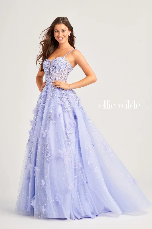 Plus Size Women Dress with a Flattering A - Line Cut for Comfort and Style Plus Size Women Dress with a Flattering A - Line Cut for Comfort and Style Ellie Wilde EW35081
