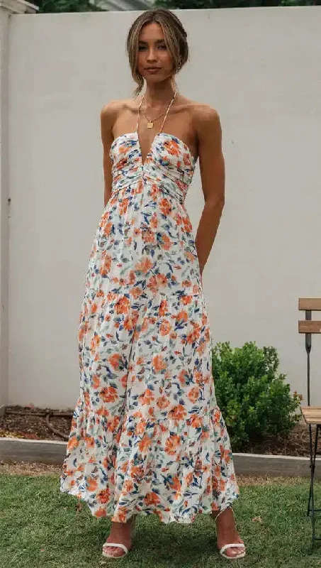 Maxi Women Dress with Floral Print for a Bohemian Vibe Maxi Women Dress with Floral Print for a Bohemian Vibe Gemmo Breezy Summer Holiday Dress Maxi Women Dress with Floral Print for a Bohemian Vibe Maxi Women Dress with Floral Print for a Bohemian Vibe Gemmo Breezy Summer Holiday Dress