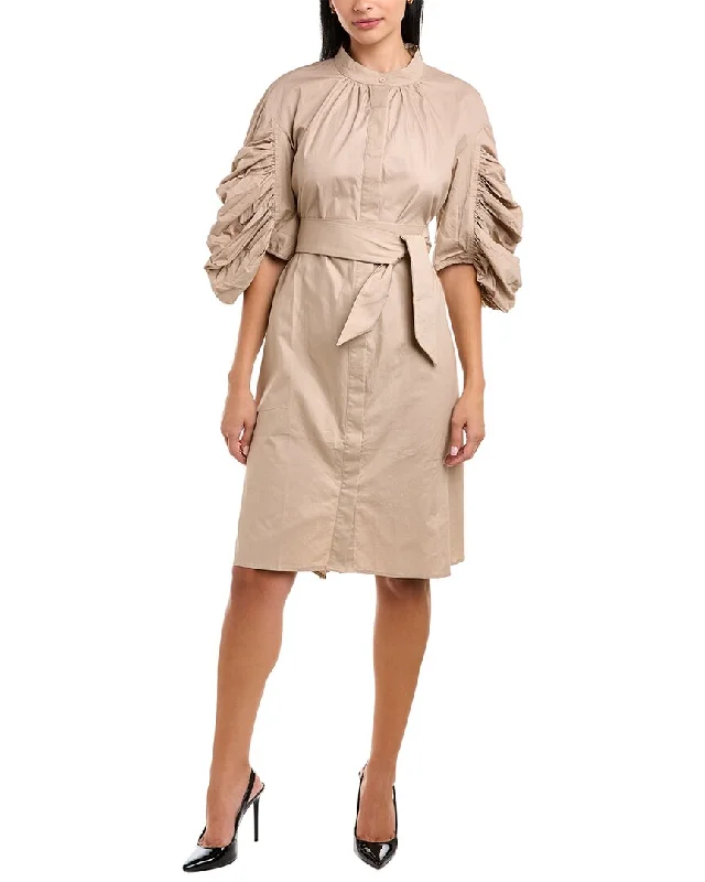 Pleated Women Dress with a Timeless and Elegant Texture Pleated Women Dress with a Timeless and Elegant Texture Gracia Belted Shirtdress