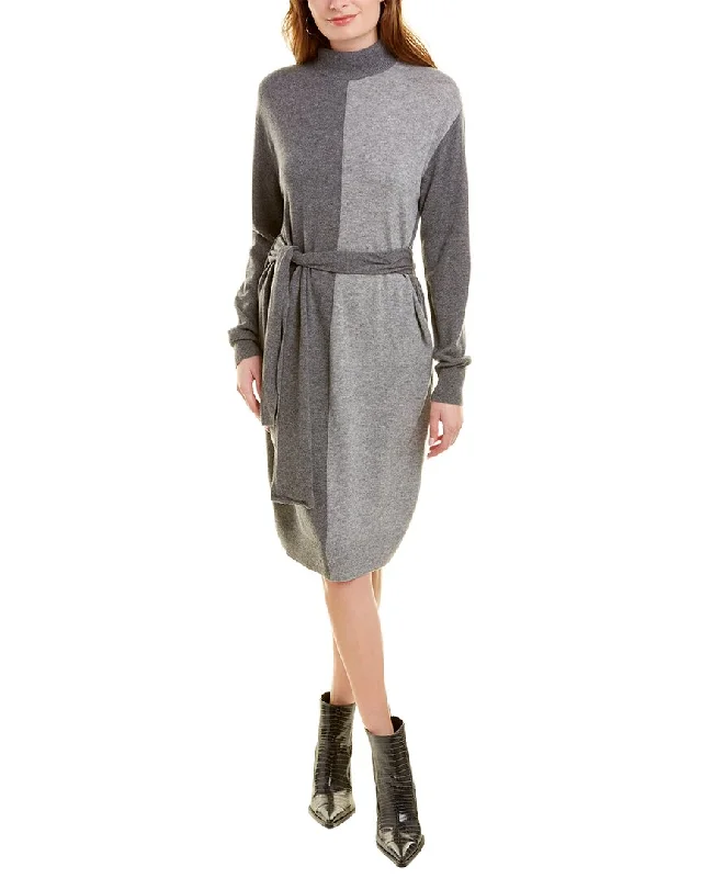 Ruffled Women Dress with Multiple Layers for a Playful and Girly Style Ruffled Women Dress with Multiple Layers for a Playful and Girly Style Halston Bria Turtleneck Wool & Cashmere-Blend Sweaterdress