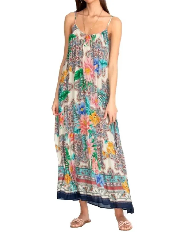 Lace - Embellished Women Dress for an Elegant and Sophisticated Appearance Lace - Embellished Women Dress for an Elegant and Sophisticated Appearance Hosta Maxi Dress in Multi