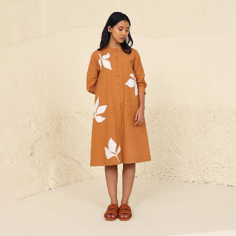 Mermaid - Style Women Dress with a Fitted Silhouette for Special Occasions Mermaid - Style Women Dress with a Fitted Silhouette for Special Occasions Cotton Poplin Shirt Dress for Women | Calf Length | Beige