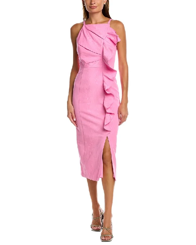 Printed Abstract Women Dress for a Modern and Artistic Appeal Printed Abstract Women Dress for a Modern and Artistic Appeal Kay Unger Moire Square Neck Midi Dress