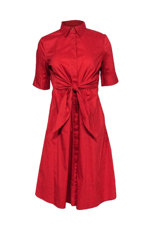 Maxi Women Dress with Floral Print for a Bohemian Vibe Maxi Women Dress with Floral Print for a Bohemian Vibe Lauren Ralph Lauren - Brick Red Collared A-Line Dress Sz 4
