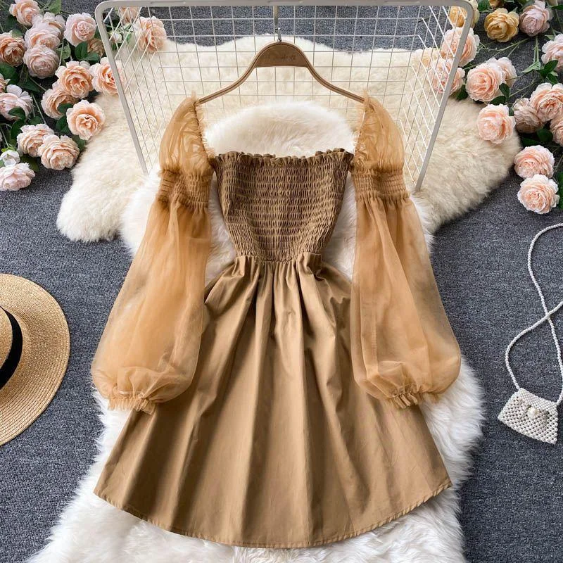 Empire Waist Women Dress to Accentuate the Bust and Conceal the Waist Empire Waist Women Dress to Accentuate the Bust and Conceal the Waist Lena Mesh Sleeve Dress Empire Waist Women Dress to Accentuate the Bust and Conceal the Waist Empire Waist Women Dress to Accentuate the Bust and Conceal the Waist Lena Mesh Sleeve Dress