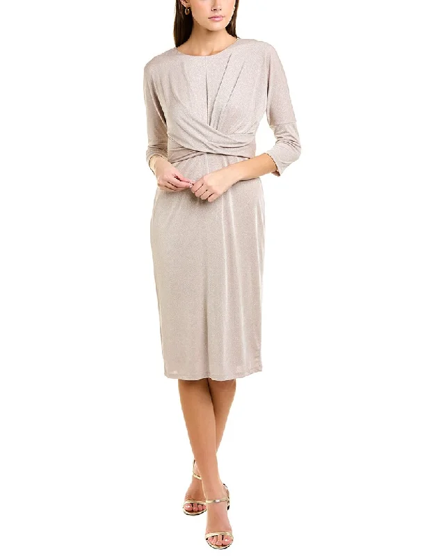 Backless Women Dress for a Sexy and Alluring Look at Evening Events Backless Women Dress for a Sexy and Alluring Look at Evening Events London Times Twist Front Midi Dress