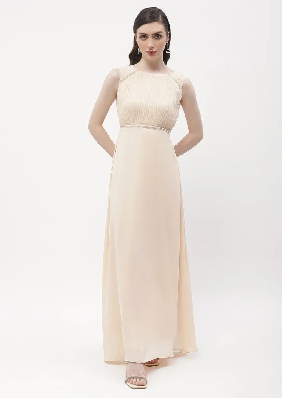 Wrap - Style Women Dress with Adjustable Fit for All Body Types Wrap - Style Women Dress with Adjustable Fit for All Body Types Madame Embellished Beige Crew Neck Maxi Dress Wrap - Style Women Dress with Adjustable Fit for All Body Types Wrap - Style Women Dress with Adjustable Fit for All Body Types Madame Embellished Beige Crew Neck Maxi Dress