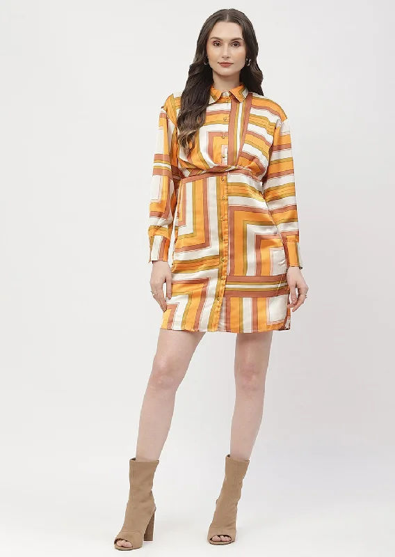 Mini Women Dress with a Short Hem for a Young and Trendy Style Mini Women Dress with a Short Hem for a Young and Trendy Style Madame Geometric Print Orange Shirt Dress Mini Women Dress with a Short Hem for a Young and Trendy Style Mini Women Dress with a Short Hem for a Young and Trendy Style Madame Geometric Print Orange Shirt Dress