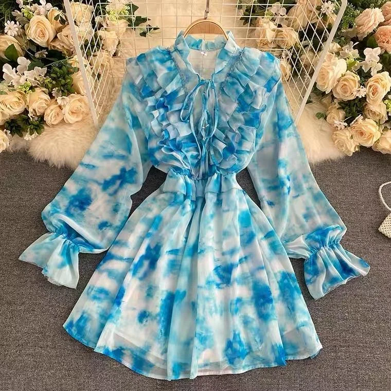Mermaid - Style Women Dress with a Fitted Silhouette for Special Occasions Mermaid - Style Women Dress with a Fitted Silhouette for Special Occasions Maisto Tie and Dye Dress Mermaid - Style Women Dress with a Fitted Silhouette for Special Occasions Mermaid - Style Women Dress with a Fitted Silhouette for Special Occasions Maisto Tie and Dye Dress