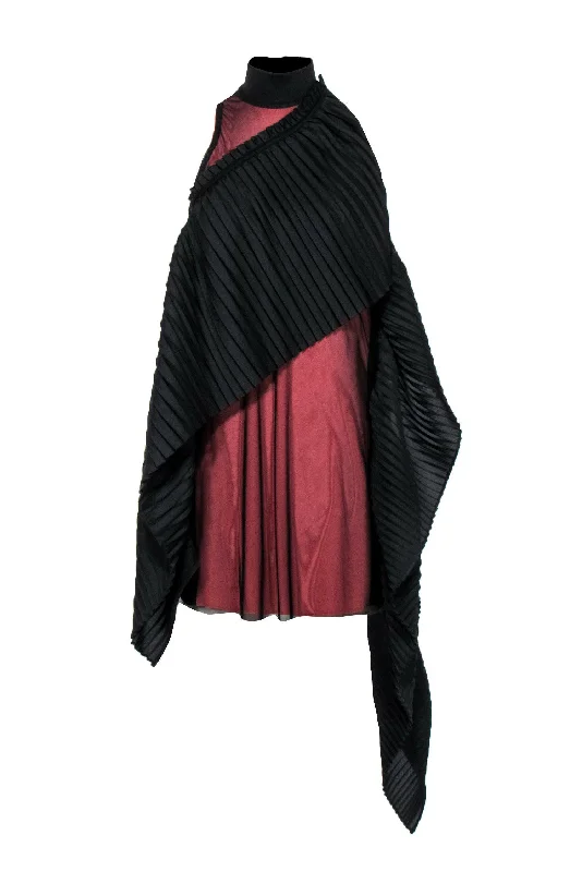 Strapless Women Dress with a Built - in Bra for Comfort and Support Strapless Women Dress with a Built - in Bra for Comfort and Support Marie Saint Pierre - Black & Pink Accordion Ruffle Mini Dress Sz 0 Strapless Women Dress with a Built - in Bra for Comfort and Support Strapless Women Dress with a Built - in Bra for Comfort and Support Marie Saint Pierre - Black & Pink Accordion Ruffle Mini Dress Sz 0