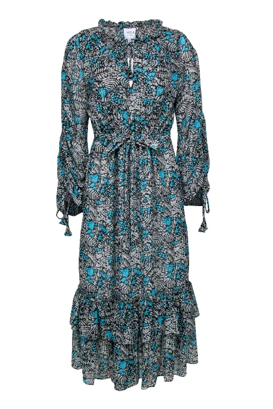 Backless Women Dress for a Sexy and Alluring Look at Evening Events Backless Women Dress for a Sexy and Alluring Look at Evening Events MISA Los Angeles - Grey & Blue Print Long Sleeve Tiered Maxi Dress Sz M Backless Women Dress for a Sexy and Alluring Look at Evening Events Backless Women Dress for a Sexy and Alluring Look at Evening Events MISA Los Angeles - Grey & Blue Print Long Sleeve Tiered Maxi Dress Sz M