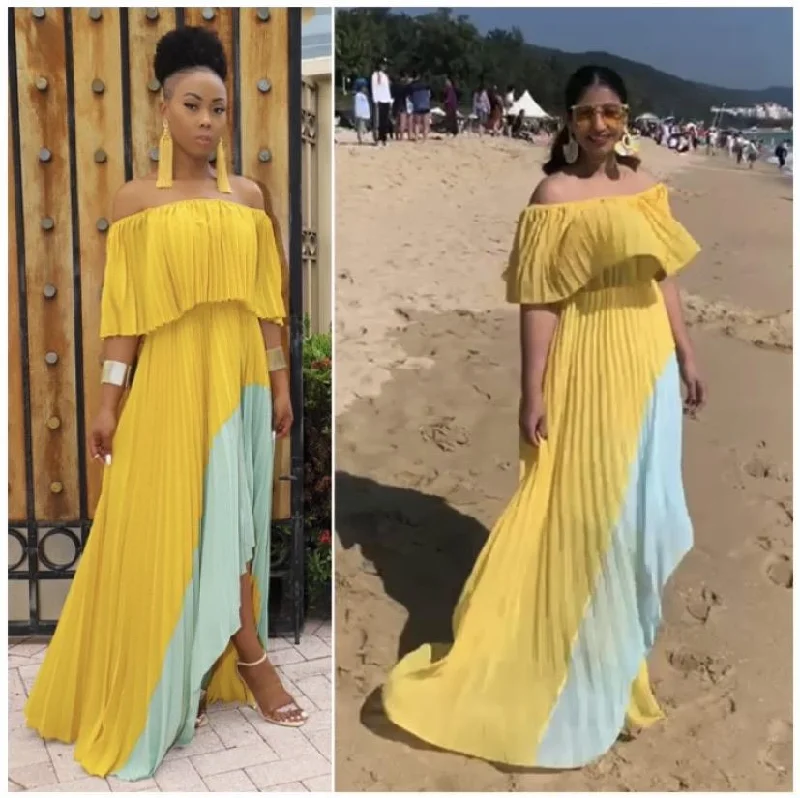 Mermaid - Style Women Dress with a Fitted Silhouette for Special Occasions Mermaid - Style Women Dress with a Fitted Silhouette for Special Occasions Mosley Pleated Holiday Maxi Mermaid - Style Women Dress with a Fitted Silhouette for Special Occasions Mermaid - Style Women Dress with a Fitted Silhouette for Special Occasions Mosley Pleated Holiday Maxi