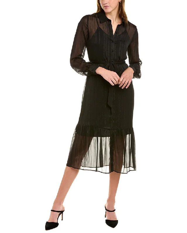 Pleated Women Dress with a Timeless and Elegant Texture Pleated Women Dress with a Timeless and Elegant Texture Nanette by Nanette Lepore Shirtdress