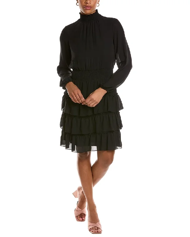 Little Black Women Dress with Sequins for a Glamorous Night Out Little Black Women Dress with Sequins for a Glamorous Night Out Nanette by Nanette Lepore Tiered Mini Dress