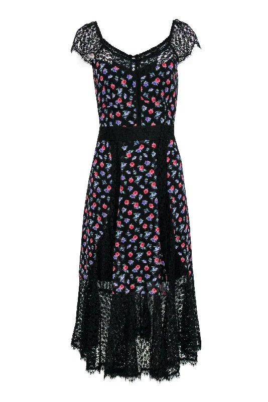 Empire Waist Women Dress to Accentuate the Bust and Conceal the Waist Empire Waist Women Dress to Accentuate the Bust and Conceal the Waist Nanette Lepore - Black Floral Paneled Dress w/ Lace Sz 6 Empire Waist Women Dress to Accentuate the Bust and Conceal the Waist Empire Waist Women Dress to Accentuate the Bust and Conceal the Waist Nanette Lepore - Black Floral Paneled Dress w/ Lace Sz 6