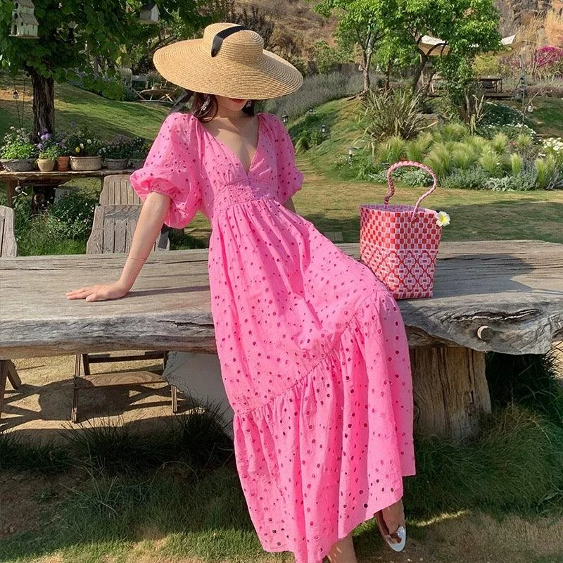Plus Size Women Dress with a Flattering A - Line Cut for Comfort and Style Plus Size Women Dress with a Flattering A - Line Cut for Comfort and Style Nelly Summer Maxi Dress in Pink Plus Size Women Dress with a Flattering A - Line Cut for Comfort and Style Plus Size Women Dress with a Flattering A - Line Cut for Comfort and Style Nelly Summer Maxi Dress in Pink