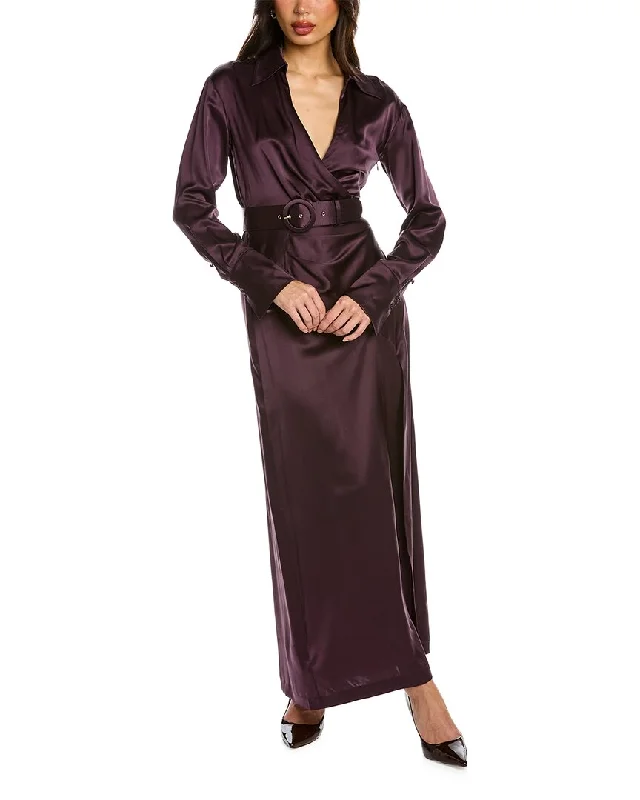 Little Black Women Dress with Sequins for a Glamorous Night Out Little Black Women Dress with Sequins for a Glamorous Night Out Nicholas Electra Collar Silk Gown