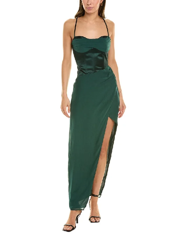 Lace - Embellished Women Dress for an Elegant and Sophisticated Appearance Lace - Embellished Women Dress for an Elegant and Sophisticated Appearance Nicholas Solara Silk-Blend Gown Lace - Embellished Women Dress for an Elegant and Sophisticated Appearance Lace - Embellished Women Dress for an Elegant and Sophisticated Appearance Nicholas Solara Silk-Blend Gown
