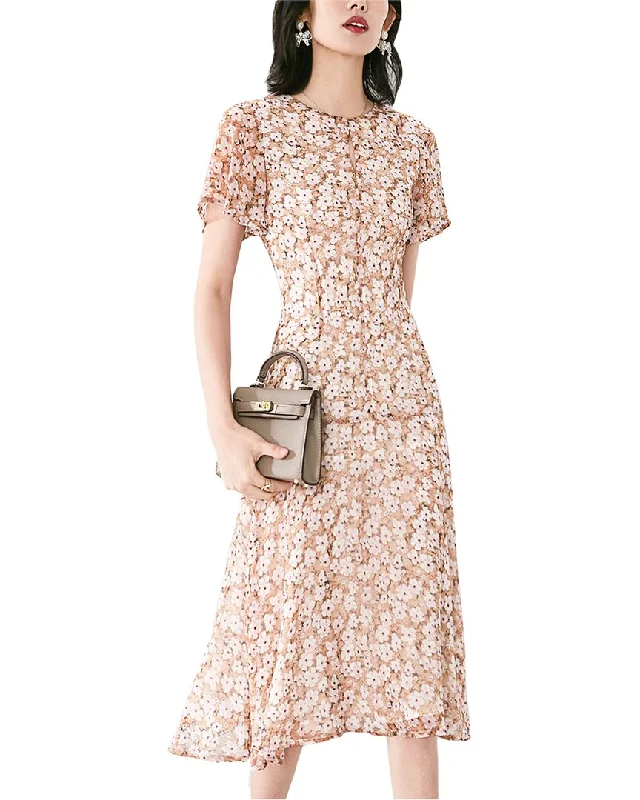 Plus Size Women Dress with a Flattering A - Line Cut for Comfort and Style Plus Size Women Dress with a Flattering A - Line Cut for Comfort and Style Onebuye Midi Dress