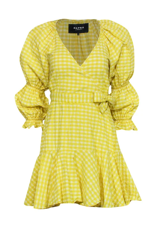 Little Black Women Dress with Sequins for a Glamorous Night Out Little Black Women Dress with Sequins for a Glamorous Night Out Paper London - Yellow Gingham Print Long Sleeve Wrap Dress w/ Flounce Hem Sz 6 Little Black Women Dress with Sequins for a Glamorous Night Out Little Black Women Dress with Sequins for a Glamorous Night Out Paper London - Yellow Gingham Print Long Sleeve Wrap Dress w/ Flounce Hem Sz 6