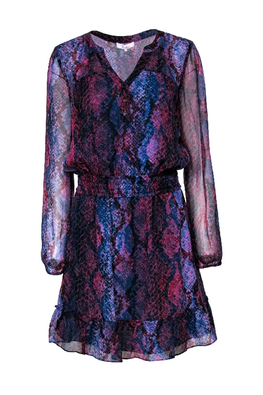 Strapless Women Dress with a Built - in Bra for Comfort and Support Strapless Women Dress with a Built - in Bra for Comfort and Support Parker - Navy, Purple & Red Snakeskin Printed Peasant Dress Sz S Strapless Women Dress with a Built - in Bra for Comfort and Support Strapless Women Dress with a Built - in Bra for Comfort and Support Parker - Navy, Purple & Red Snakeskin Printed Peasant Dress Sz S