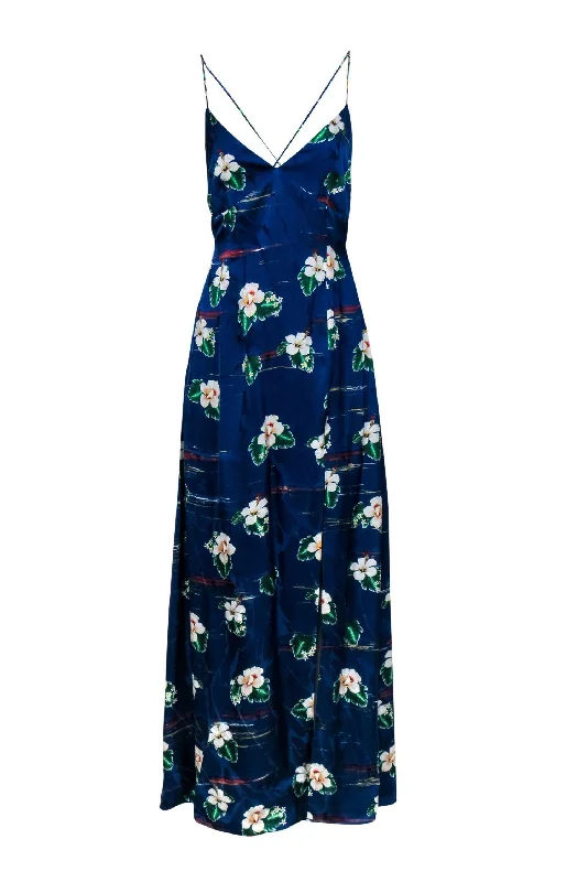 Plus Size Women Dress with a Flattering A - Line Cut for Comfort and Style Plus Size Women Dress with a Flattering A - Line Cut for Comfort and Style Racil - Blue Tropical Floral Print Sleeveless Satin Gown Sz 8 Plus Size Women Dress with a Flattering A - Line Cut for Comfort and Style Plus Size Women Dress with a Flattering A - Line Cut for Comfort and Style Racil - Blue Tropical Floral Print Sleeveless Satin Gown Sz 8