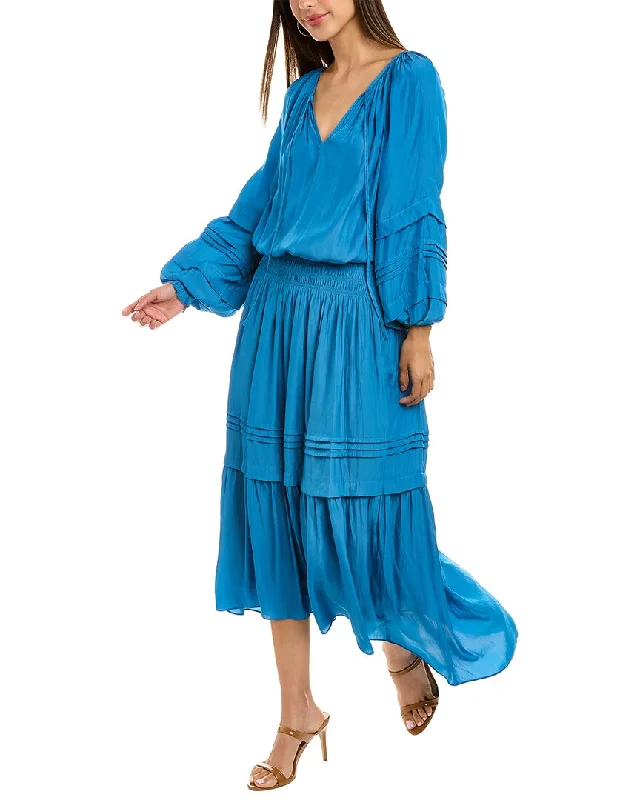 Long - Sleeve Women Dress in Velvet for a Luxurious Winter Look Long - Sleeve Women Dress in Velvet for a Luxurious Winter Look Ramy Brook Tropez Maxi Dress
