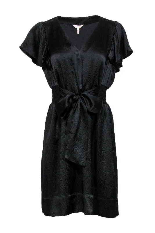 Little Black Women Dress with Sequins for a Glamorous Night Out Little Black Women Dress with Sequins for a Glamorous Night Out Rebecca Taylor - Black Textured Silk Dress w/ Ruffle Sleeves & Cinch Waist Sz 12 Little Black Women Dress with Sequins for a Glamorous Night Out Little Black Women Dress with Sequins for a Glamorous Night Out Rebecca Taylor - Black Textured Silk Dress w/ Ruffle Sleeves & Cinch Waist Sz 12