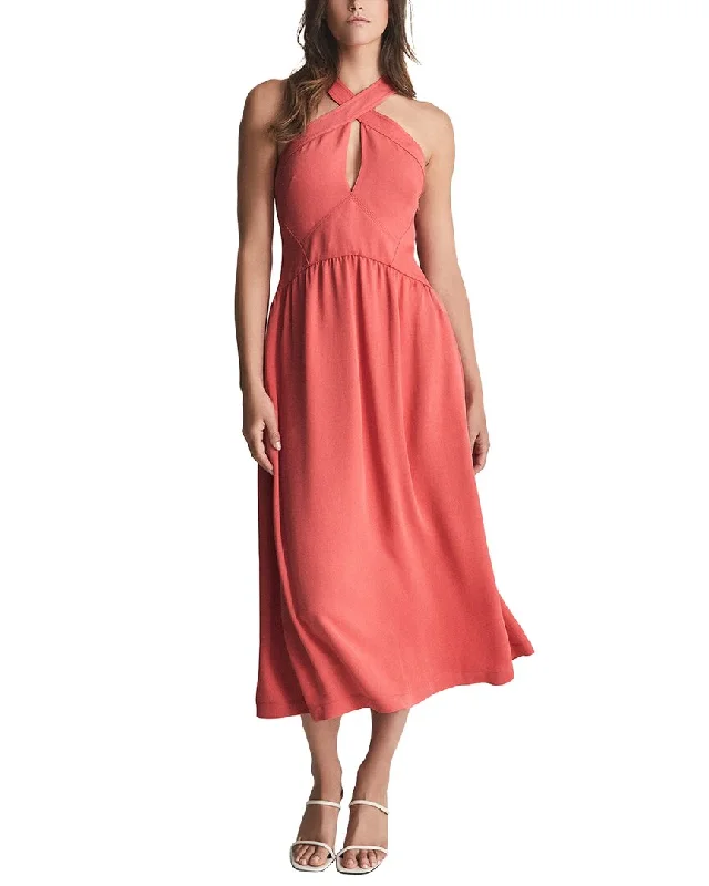 Sleeveless Women Dress in Bright Colors for Summer Parties Sleeveless Women Dress in Bright Colors for Summer Parties Reiss Orla Halter Midi Dress