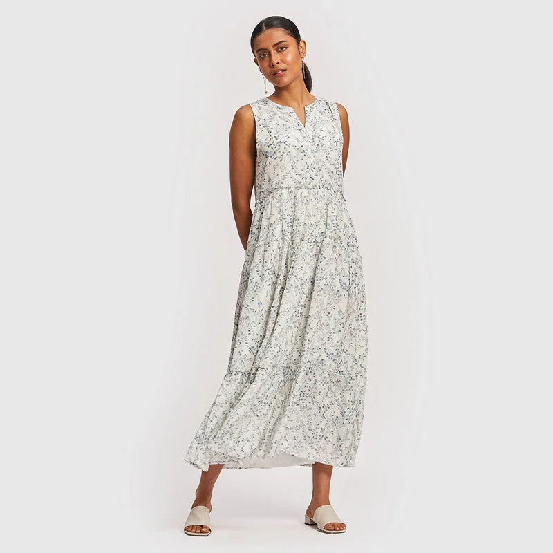 Sheath Women Dress with a Tailored Fit for a Professional Look Sheath Women Dress with a Tailored Fit for a Professional Look Bemberg Crepe Maxi Dress | Floral Print | White & Blue Sheath Women Dress with a Tailored Fit for a Professional Look Sheath Women Dress with a Tailored Fit for a Professional Look Bemberg Crepe Maxi Dress | Floral Print | White & Blue