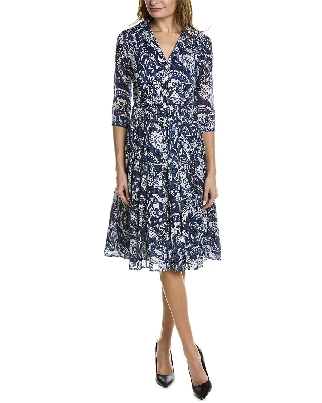 Wrap - Style Women Dress with Adjustable Fit for All Body Types Wrap - Style Women Dress with Adjustable Fit for All Body Types Samantha Sung Patricia Shirtdress