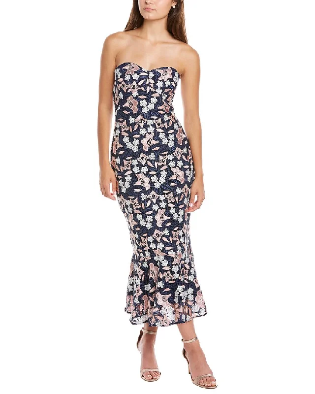 Maxi Women Dress with Floral Print for a Bohemian Vibe Maxi Women Dress with Floral Print for a Bohemian Vibe Shoshanna Asher Midi Dress