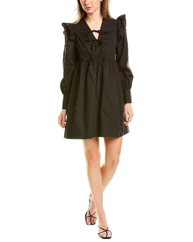 Wrap - Style Women Dress with Adjustable Fit for All Body Types Wrap - Style Women Dress with Adjustable Fit for All Body Types Stellah Ruffle Shoulder Mini Dress Wrap - Style Women Dress with Adjustable Fit for All Body Types Wrap - Style Women Dress with Adjustable Fit for All Body Types Stellah Ruffle Shoulder Mini Dress