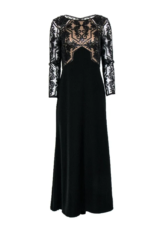 Pleated Women Dress with a Timeless and Elegant Texture Pleated Women Dress with a Timeless and Elegant Texture Tadashi Shoji - Black Long Sleeve Sequin Top Gown w/ Nude Underlay Sz 4 Pleated Women Dress with a Timeless and Elegant Texture Pleated Women Dress with a Timeless and Elegant Texture Tadashi Shoji - Black Long Sleeve Sequin Top Gown w/ Nude Underlay Sz 4