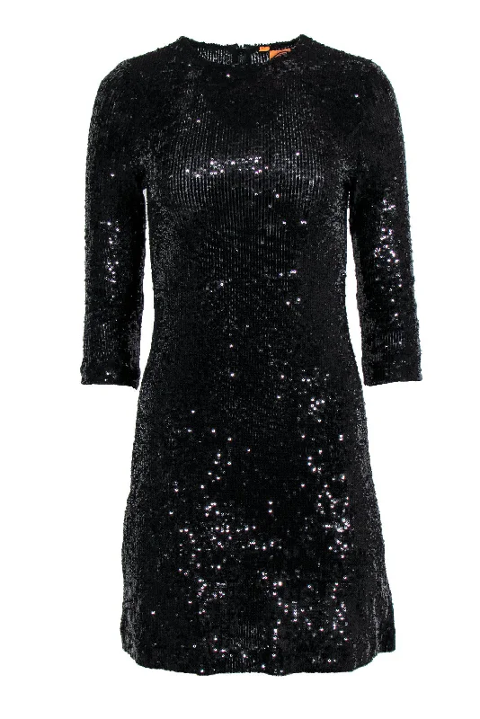 Mermaid - Style Women Dress with a Fitted Silhouette for Special Occasions Mermaid - Style Women Dress with a Fitted Silhouette for Special Occasions Tory Burch - Black Quarter Sleeve Sequin Fit & Flare Dress Sz XS Mermaid - Style Women Dress with a Fitted Silhouette for Special Occasions Mermaid - Style Women Dress with a Fitted Silhouette for Special Occasions Tory Burch - Black Quarter Sleeve Sequin Fit & Flare Dress Sz XS