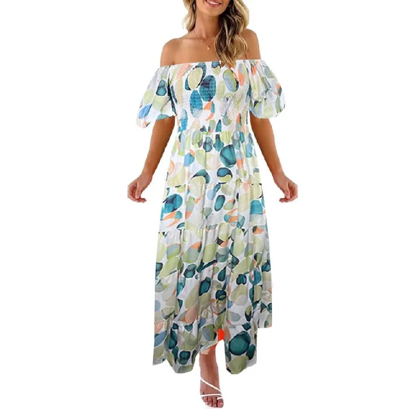 Maxi Women Dress with Floral Print for a Bohemian Vibe Maxi Women Dress with Floral Print for a Bohemian Vibe Turin Offshoulder Maxi Dress Maxi Women Dress with Floral Print for a Bohemian Vibe Maxi Women Dress with Floral Print for a Bohemian Vibe Turin Offshoulder Maxi Dress