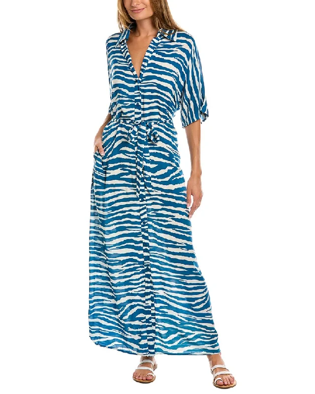 Ruffled Women Dress with Multiple Layers for a Playful and Girly Style Ruffled Women Dress with Multiple Layers for a Playful and Girly Style Vince Camuto Belted Maxi Shirtdress
