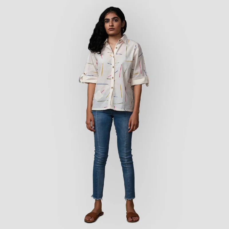 Maxi Women Dress with Floral Print for a Bohemian Vibe Maxi Women Dress with Floral Print for a Bohemian Vibe Cotton Handblock Printed Shirt | White Maxi Women Dress with Floral Print for a Bohemian Vibe Maxi Women Dress with Floral Print for a Bohemian Vibe Cotton Handblock Printed Shirt | White