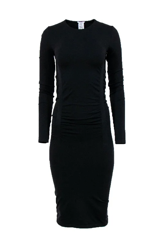 Maxi Women Dress with Floral Print for a Bohemian Vibe Maxi Women Dress with Floral Print for a Bohemian Vibe Wolford - Black Ruched Long Sleeved Maxi Dress Sz S Maxi Women Dress with Floral Print for a Bohemian Vibe Maxi Women Dress with Floral Print for a Bohemian Vibe Wolford - Black Ruched Long Sleeved Maxi Dress Sz S