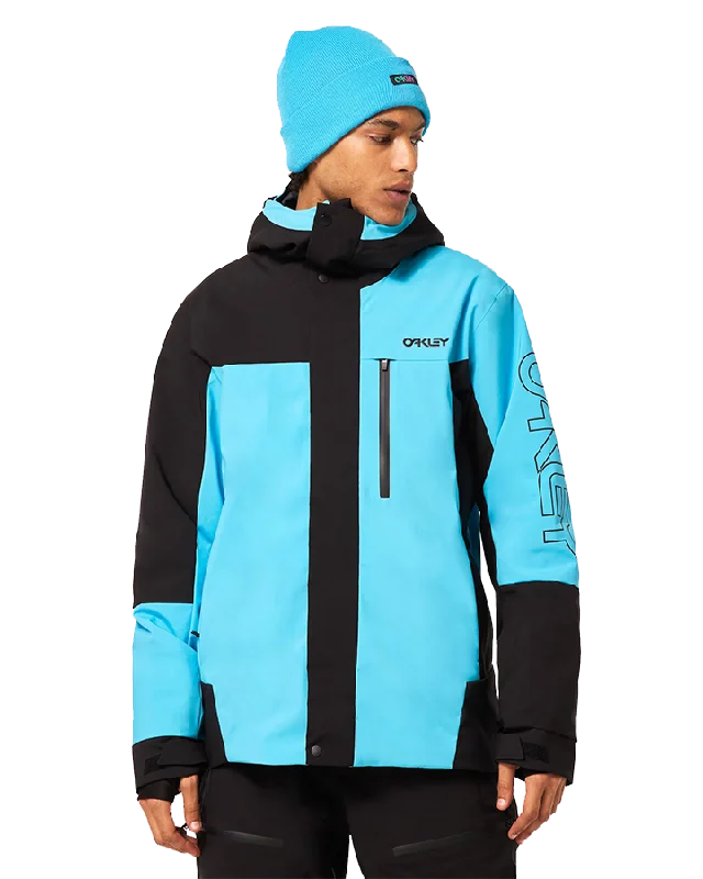 Oakley Tnp Tbt Insulated Jacket - Black/Bright Blue