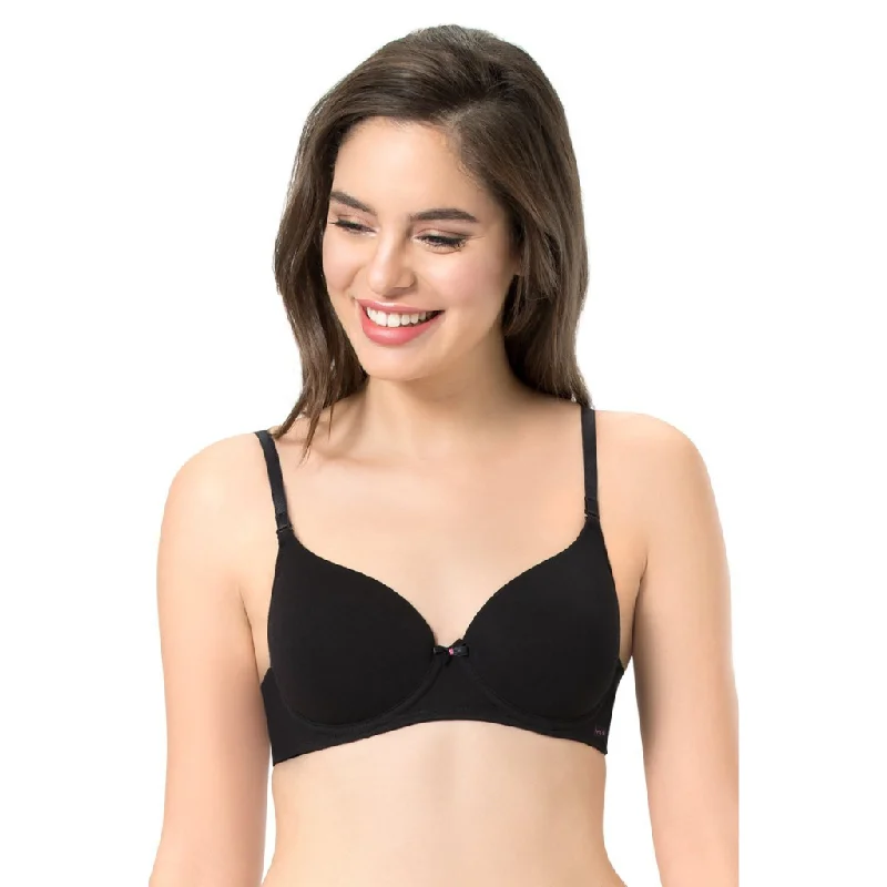 padded wireless bras for light support Bra with a matte finish for a more subdued appearance AMANTE-EB010 every de Carefree Confidence T-Shirt Bra padded wireless bras for light support Bra with a matte finish for a more subdued appearance AMANTE-EB010 every de Carefree Confidence T-Shirt Bra