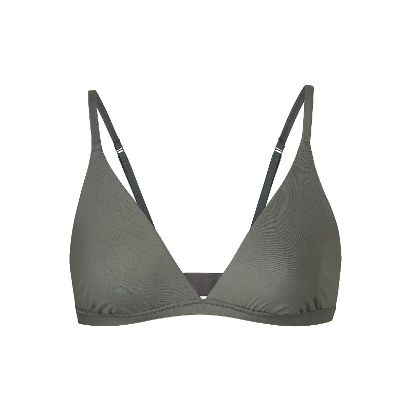 moisture wicking sleep bras for hot sleepers Nylon bras offering durability and stretch BODY BASICS TRIANGLE BRALETTE | DEEP SEA moisture wicking sleep bras for hot sleepers Nylon bras offering durability and stretch BODY BASICS TRIANGLE BRALETTE | DEEP SEA
