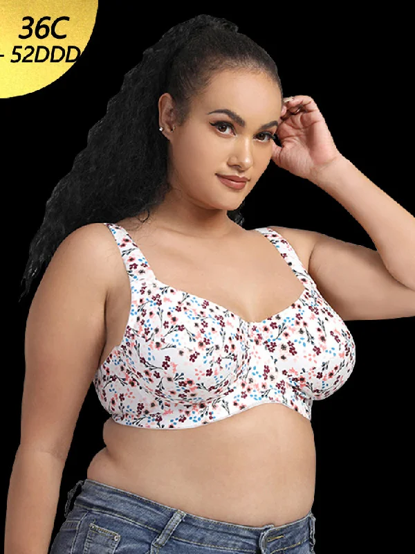 seamless bras for invisible under clothes Bra with a smooth fabric for a sleek and comfortable feel Comfort Cotton Floral Minimizer Underwire Bra seamless bras for invisible under clothes Bra with a smooth fabric for a sleek and comfortable feel Comfort Cotton Floral Minimizer Underwire Bra