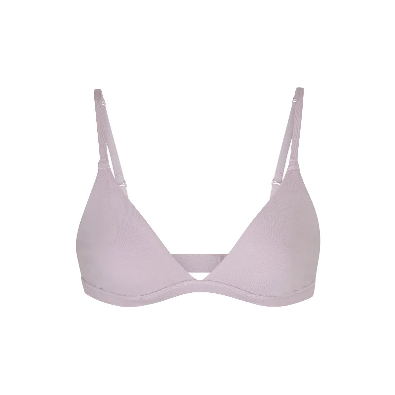 underwire bras with maximum support Bra with a shiny finish for a glamorous effect COTTON JERSEY TRIANGLE BRALETTE | IRIS MICA underwire bras with maximum support Bra with a shiny finish for a glamorous effect COTTON JERSEY TRIANGLE BRALETTE | IRIS MICA